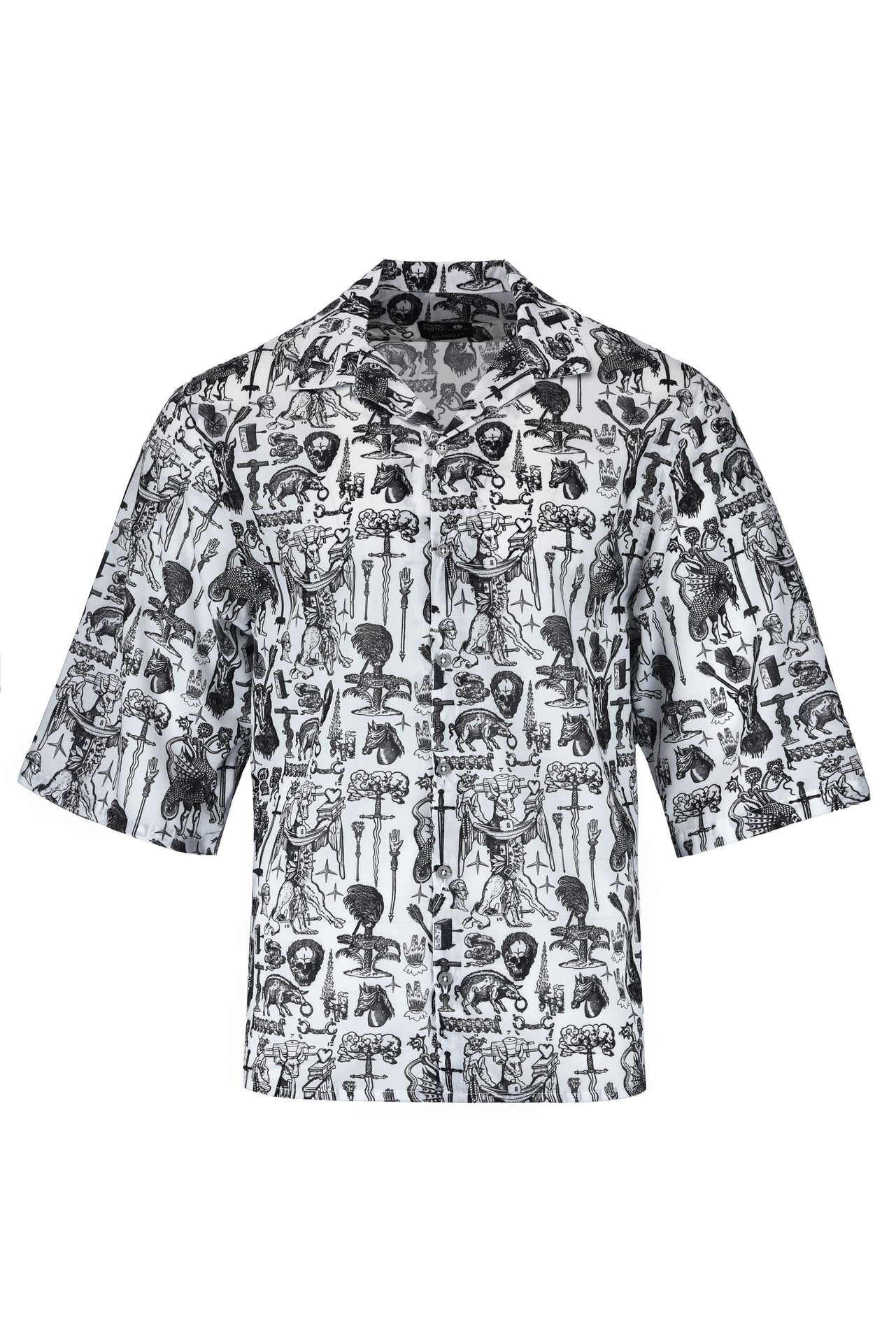 White Nordic Boxy Fit Shirt