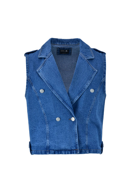 Old Money Denim Vest