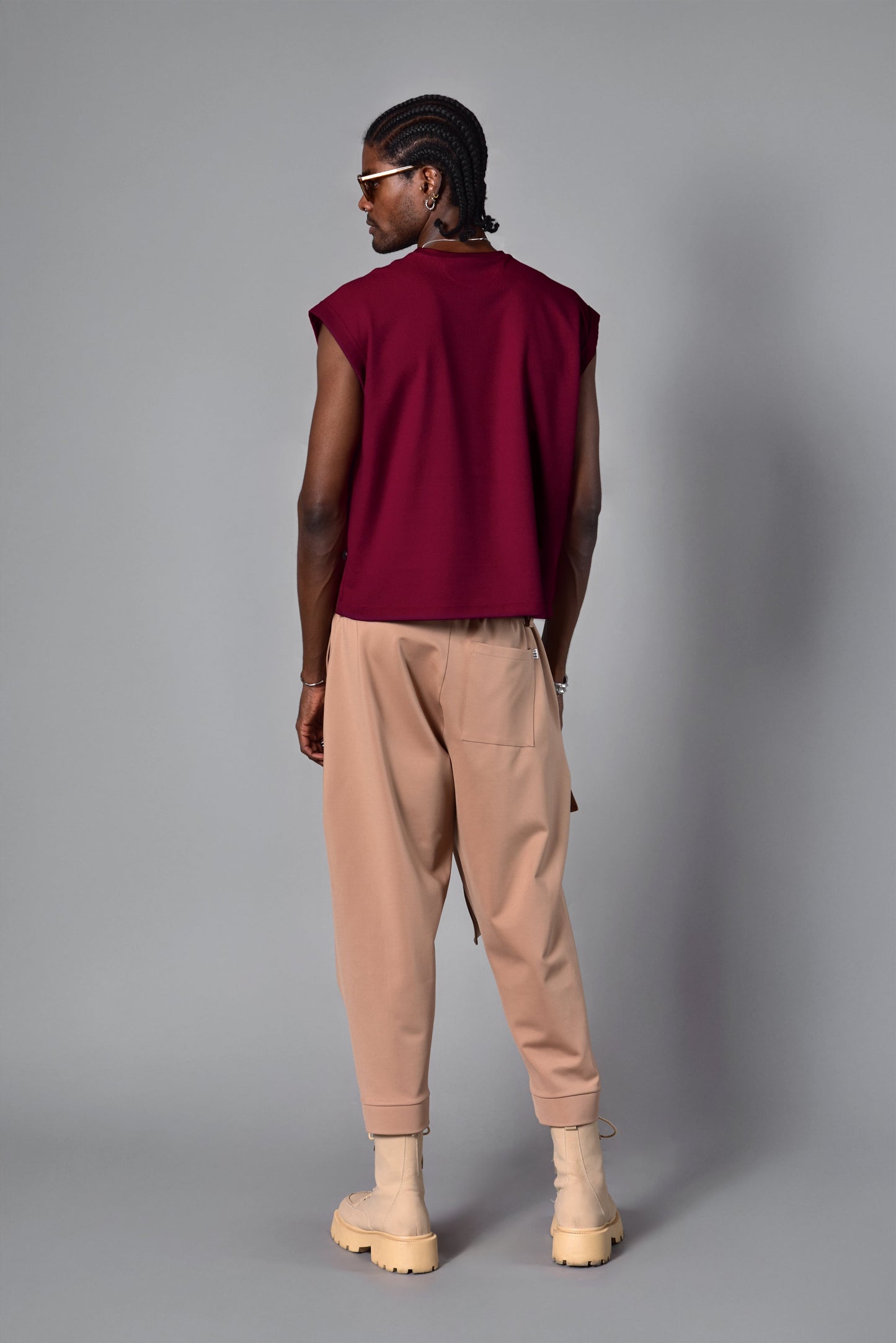Beige samurai pants