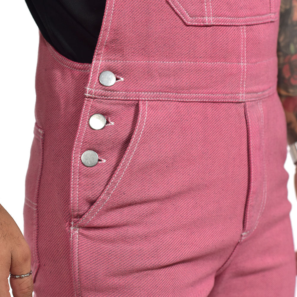 Overall short pink