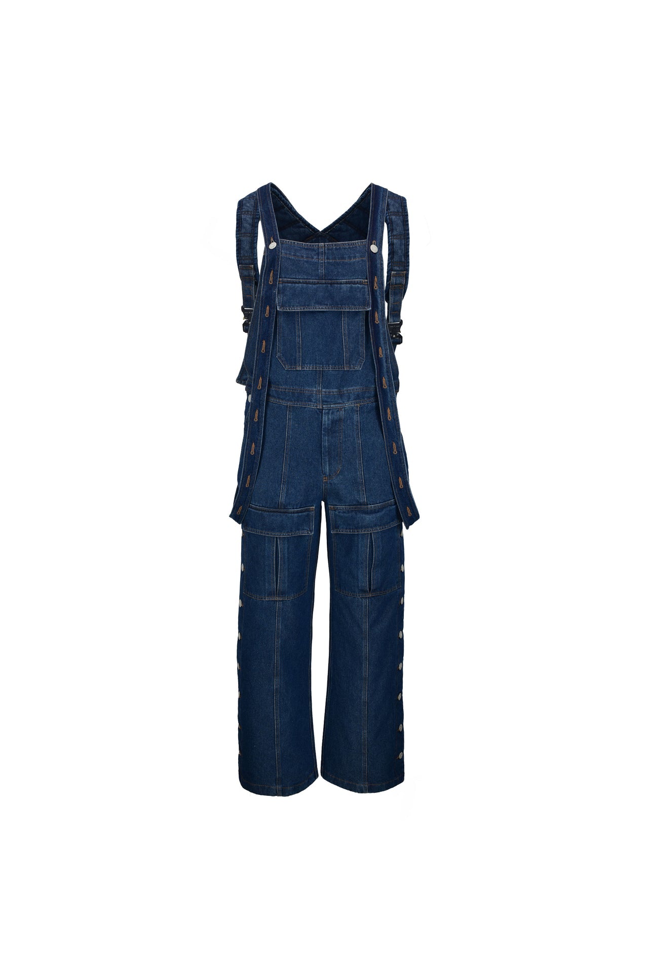 Structural Blue Denim Jumpsuit