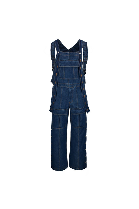 Structural Blue Denim Jumpsuit