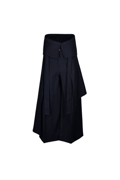 High-Waist Duna Layered Pants