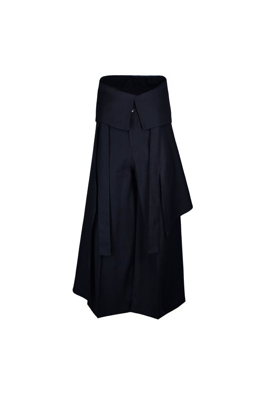 High waist layered skort skirt