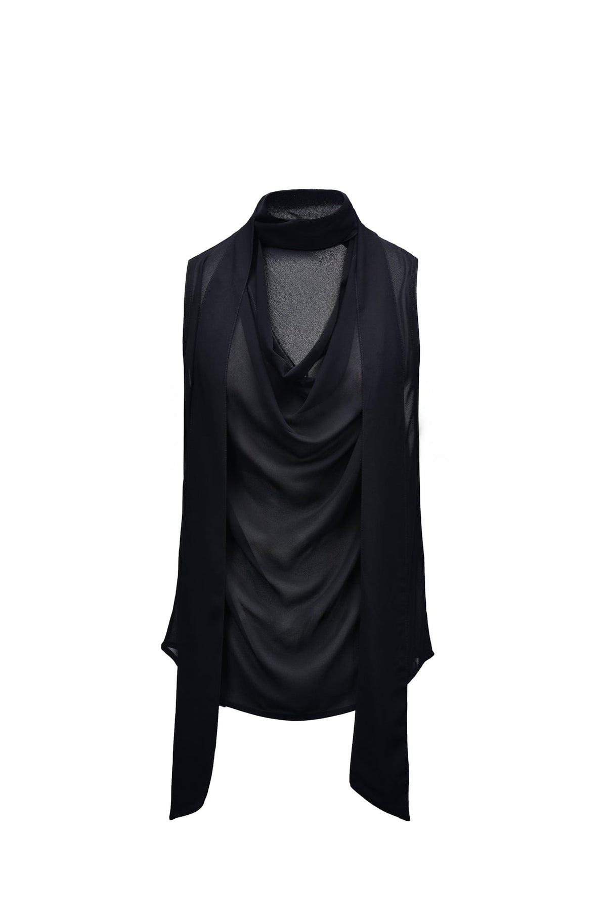 shirt ultra light sheer tie