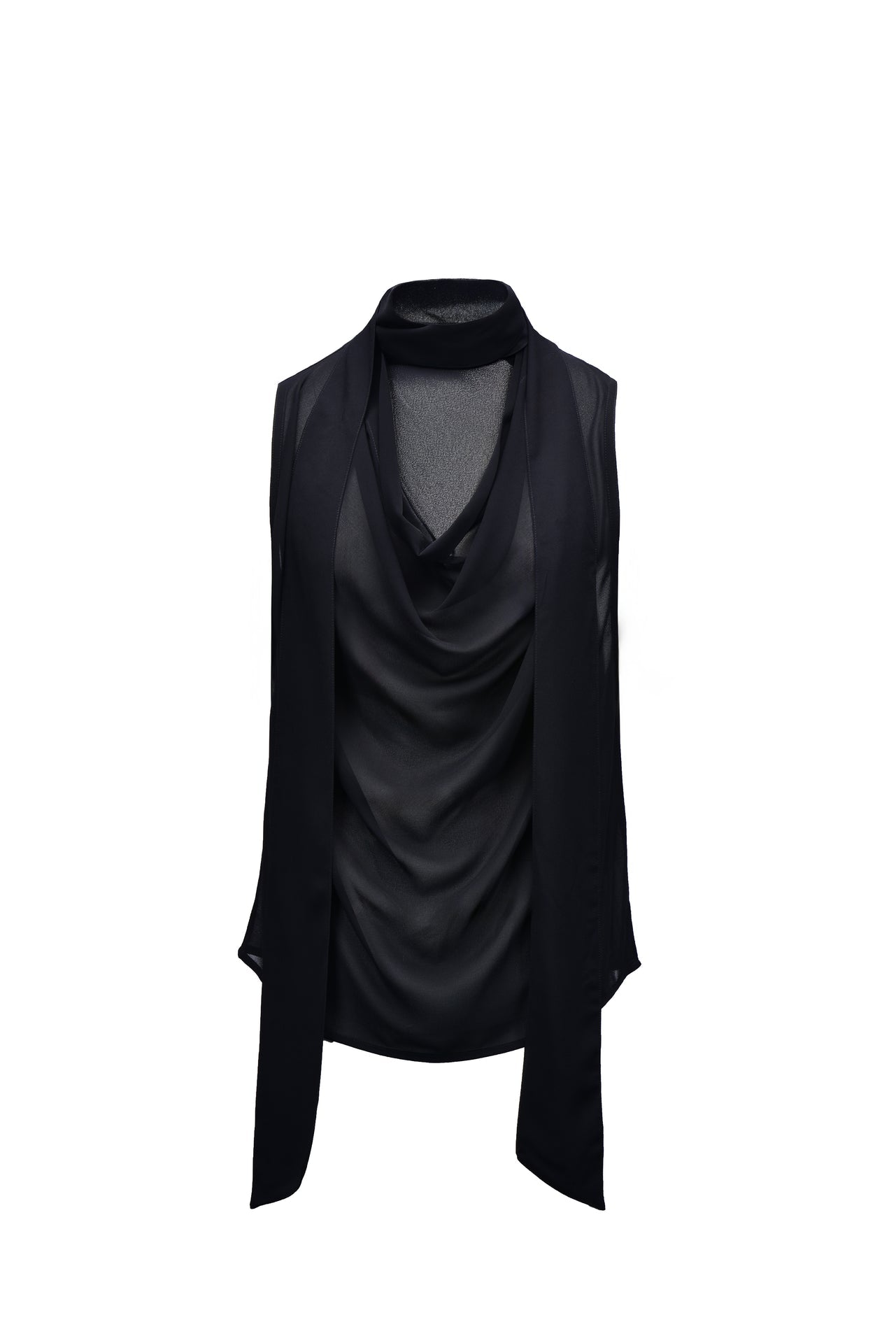 shirt ultra light sheer tie