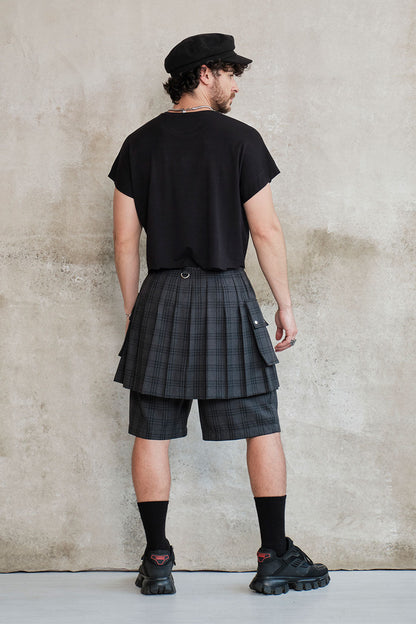 Blusa de manga japonesa negra