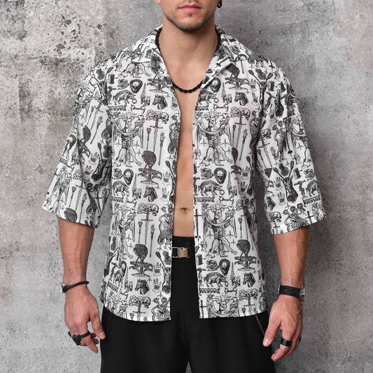 White Nordic Boxy Fit Shirt