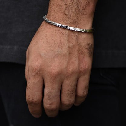 Scales Silver Bracelet