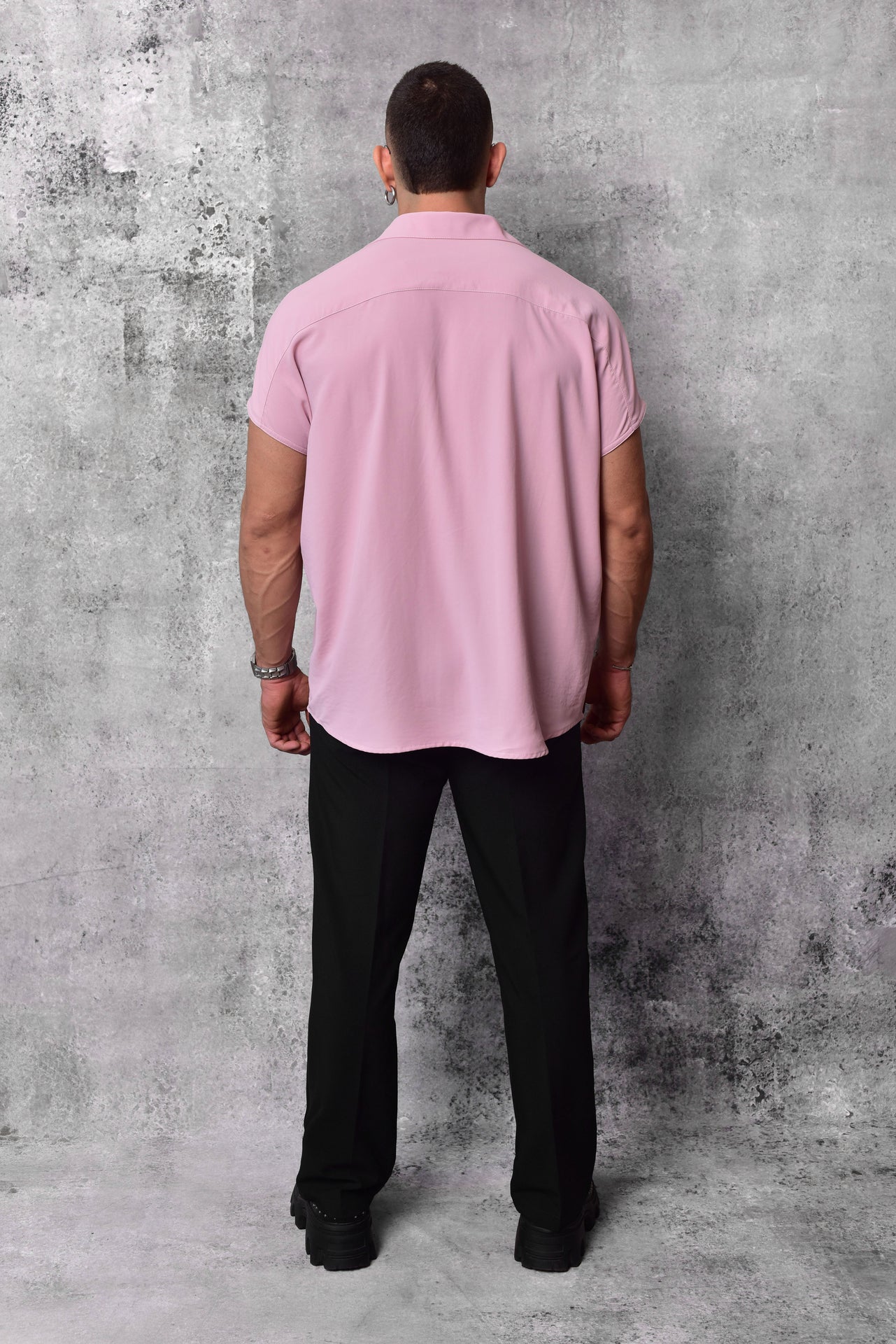 Oversized Batwing Rose Blouse