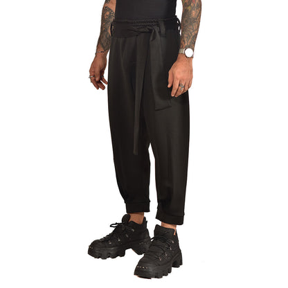 Black Comfy Samurai Pants