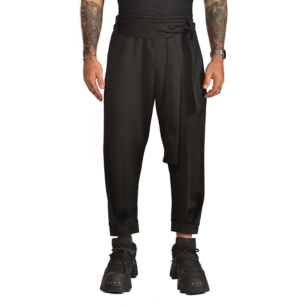 Black samurai pants