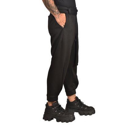 Black Comfy Samurai Pants