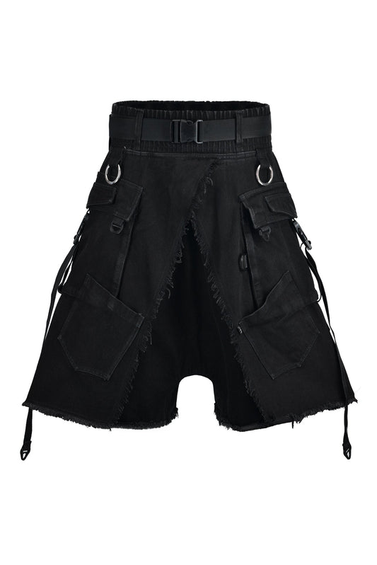 Black Morphosis Upcycling short