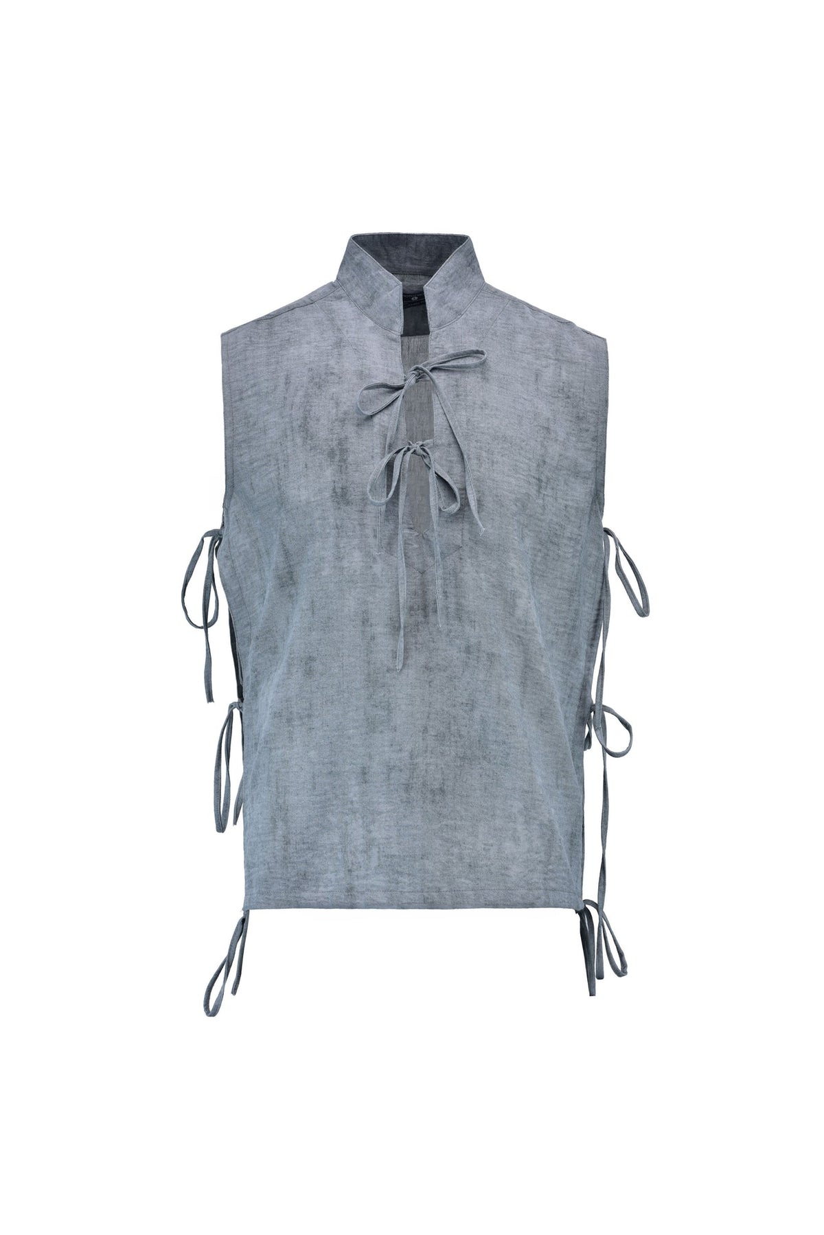 Gray laces shirt